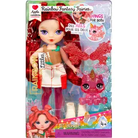 Rainbow High Littles Rainbow Fantasy Fairies 14 cm Puppe - Apple (Rot)