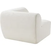 [en.casa] En.Casa, Sofa, Sofa-Modul Hurvas Eckelement Bouclé Cremeweiss
