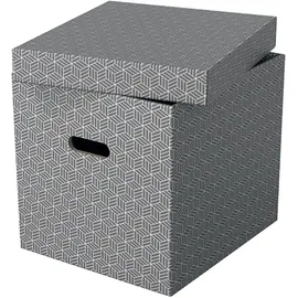 Esselte Home Aufbewahrungsboxen 33,0 l grau 32,0 x 36,5 x 31,5 cm