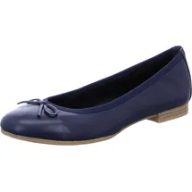 TAMARIS Da.-Ballerina für Damen, blau, Größe 39 EU