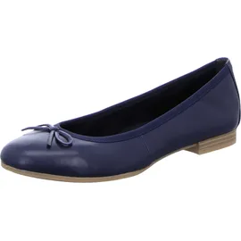 TAMARIS Da.-Ballerina für Damen, blau, Größe 39 EU