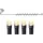 STAR LED-Lichterkette 10 m Schwarz
