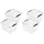 Kreher Aufbewahrungsbox Simple Store 25 l 4-tlg. transparent