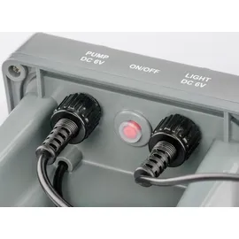esotec Solar Teichpumpe 6/220 LED mit 6,4V/4Ah LiFe-Akku Solarbrunnen 101023