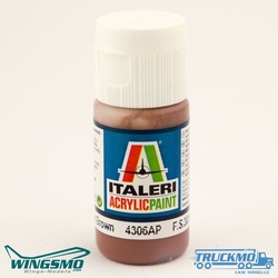 Italeri Acrylfarbe Mittelbraun matt 20ml 4306