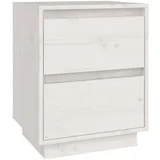 vidaXL Nachtschrank 40 x 35 x 50 cm Weiß