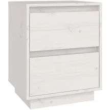 vidaXL Nachtschrank 40 x 35 x 50 cm Weiß