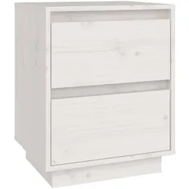 vidaXL Nachtschrank 40 x 35 x 50 cm Weiß