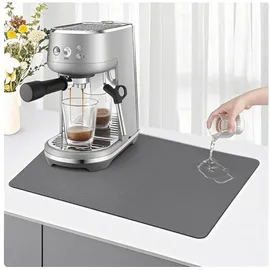 luxuskollektion Abtropfmatte 30 x 40 cm Grau