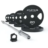 ATLETICA Langhantelstange Langhantel Set, Zeta Space, Ideal für kleine Räume