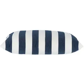 JAN KURTZ Somnia Dekokissen 60 x 40 cm Weiß/Dunkelblau