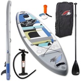 F2 Inflatable SUP-Board F2 "F2 Mono" Wassersportboards Gr. 10,5 320 cm, blau Stand Up Paddle