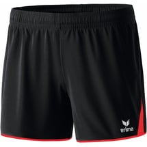 Erima Kinder Shorts 5-Cubes, Schwarz/Rot, 140