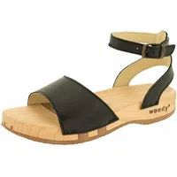 woody Damen Jana Clog Sandale, Schwarz, 38 EU