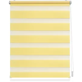 Lichtblick Duo Rollo / Doppelrollo Klemmfix 45 x 150 cm gelb