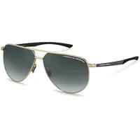 Porsche Design P8962 Sonnenbrille - Gold / Black - Smoke Gradient / CAT3