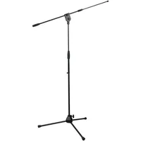 Showgear Mikrofonständer – Pro 850–1430 mm Metallfuß – 3/8-Gewinde