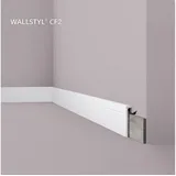 NOEL & MARQUET Abdeckleiste Nmc CF2 WALLSTYL Noel MARQUET Zierleiste Sockelleiste Stuckleiste Modernes Design Weiß