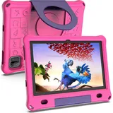 Lipa WQ01 Kinder Tablet Rosa 10,1 Zoll - Kindertablet ab 3 Jahren - Kids Tablet - 64 GB Speicher - 3 GB  RAM - Mit vorinstallierter Spiele Software - Rosa