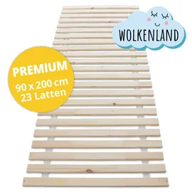 wolkenland Lattenrost PREMIUM Rollrost 23 Latten 90 x 200 cm