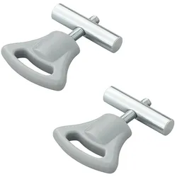 ProPlus 364258 2 Stück Endstopper mit Plastikkopf für Kederschiene Ø8-10mm