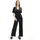 Cartoon Damen mit Bindegürtel 34, schwarz, - 34W