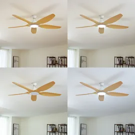 LUCANDE Omendo 152 cm Deckenventilator Weiß