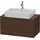 Duravit L-Cube 82x47,7cm, Nussb geb., f Kons, 2 Schub.