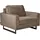 Home Affaire Loveseat Pinto Cord 105 x 85 x 97 cm Braun mit Keder