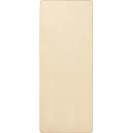HANSE HOME Läufer Fancy - Wohnzimmerteppich Kurzflor, Weich, Einfarbig, Wohnzimmer, Schlafzimmer, Esszimmer beige - 80x200 cm - 2 Jahre Gewährleistung - mind. 14 Tage Rückgaberecht