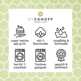 Dyckhoff Pure Natural Honey Kinderhandtuch 50 x 100 cm grün