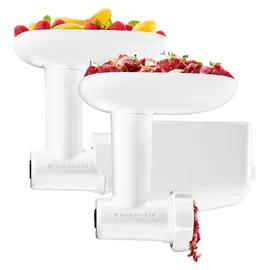KitchenAid 5KSMFVSFGA Fleischwolf + Pürier-Set
