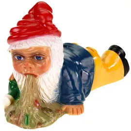 Kremers Schatzkiste Gartenzwerg Brandy Andy aus bruchfestem PVC Zwerg - Made in Germany Figur