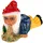 Kremers Schatzkiste Gartenzwerg Brandy Andy aus bruchfestem PVC Zwerg - Made in Germany Figur