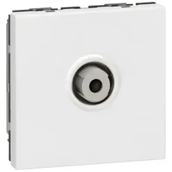Legrand 078780 Mosaic Anschlussdose F-Type 2-modulig Farbe: Ultraweiß 1