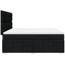 vidaXL Boxspringbett 180 x 200 cm Schwarz