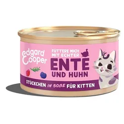 Edgard & Cooper Bundle 18 x 85g Freilaufente&Huhn+Blaubeeren
