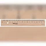 ARISTO College Holzlineal 17 cm Birkenholz, Stahlkante, im Blister