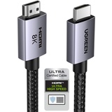 UGREEN HDMI 2.1 Kabel 10K 8K 60Hz 4K 240Hz 165Hz 144Hz 120Hz 48Gbit/s High Speed, HDMI Kabel 2.1 Ultra HD eARC HDR 10+ HDCP Dolby Vision VRR kompatibel mit Mac mini M4/PS5/ Xbox-Serie X/Laptop(3M)