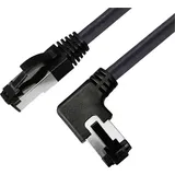 BKL Electronic 144037 RJ45 Patchkabel CAT 8.1 S/FTP 2m Schwarz Halogenfrei 1St.