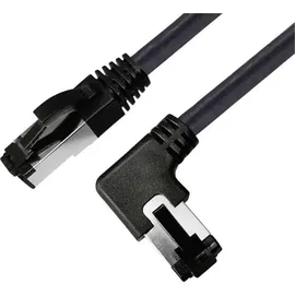 BKL Electronic 144037 RJ45 Patchkabel CAT 8.1 S/FTP 2m Schwarz Halogenfrei 1St.