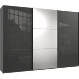 WIMEX Kleiderschrank Indiana 300 x 216 x 65 cm Schwarz