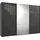 WIMEX Kleiderschrank Indiana 300 x 216 x 65 cm Schwarz