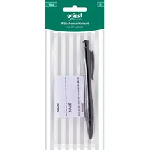 Gründl Wäschemarkierset 30 Labels weiß