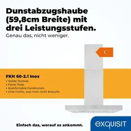GGV Exquisit FKH 60-2 Wandhaube 60 cm