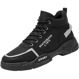 Sicherheitsschuhe für Herren und Damen, leichte, bequeme Sicherheitsschuhe, Arbeitssneaker, atmungsaktiv, rutschfest, Arbeitsschuhe, Laufschuhe, Herren, schwarze Sneaker, Herren, - 42 EU