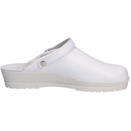 ROHDE Damen, Frauen, Clogs, Slipper,Pantoletten,Slip on,Freizeitschuhe,Schlupfschuhe,schluepfschuhe,Slipper,Slides,Slip-ons,Weiss,41 EU / 7.5 UK