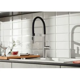 Blanco Sonea-S Flexo Einhebelmischer Edelstahl gebürstet