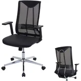Mendler Bürostuhl HWC-J53, Drehstuhl Schreibtischstuhl, ergonomisch Kunstleder schwarz
