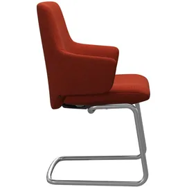 Stressless Stressless® Polsterstuhl »Laurel«, ROHLEDER Stoff Q2 FARON, Stahl, rot (rust q2 faron, schwarz matt)